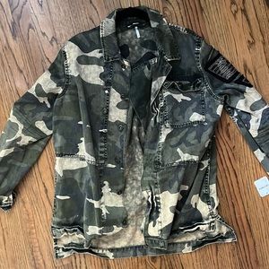 Free People Camo Jacket